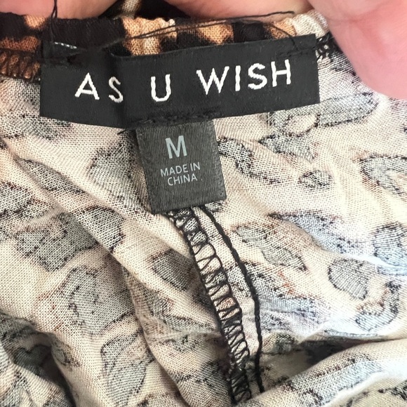 As U Wish Animal print Short Sleeve Midi Dress - Picture 5 of 8